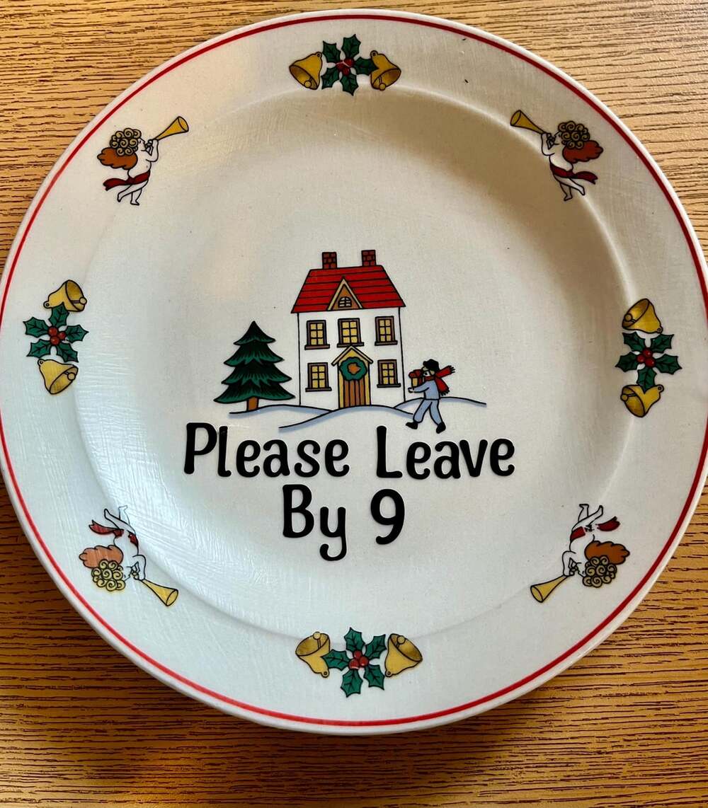 Snarky Decorative Plate | Upcycled Vintage | One-of-a-Kind